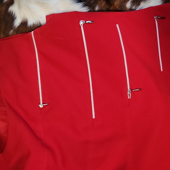 Carrè  noir  Dress Sz 10 - Picture 4 of 6